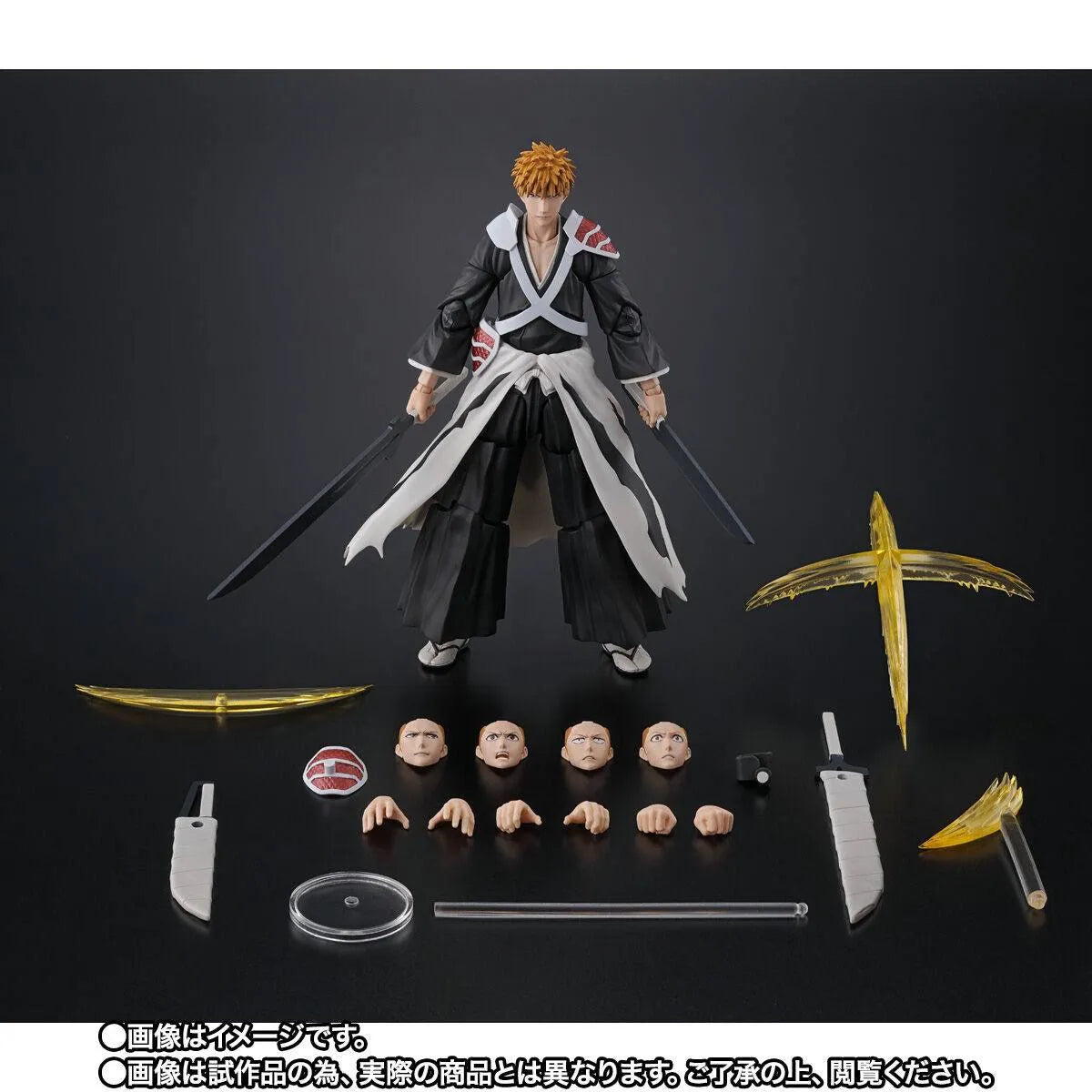 SH Figuarts Bleach Thousand Year Blood War Ichigo Kurosaki Dual Zangetsu